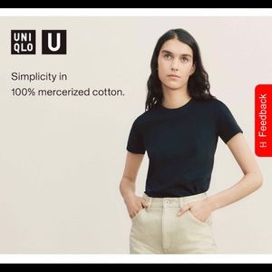 UNIQLO CREW NECK SHORT SLEEVE T SHIRT